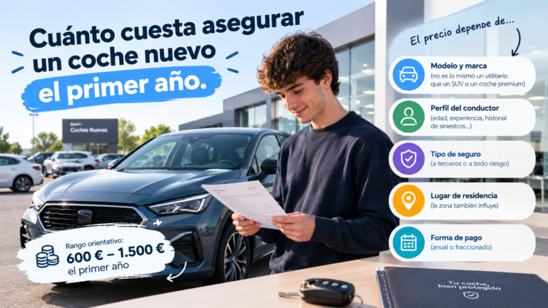 Cuánto cuesta asegurar un coche nuevo el primer año